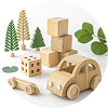Деревянные игрушки для детского сада